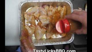 TASTY LICKEN CHICKEN WINGS BARBECUE VIDEO [upl. by Ronile793]