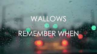 Remember When  Wallows LYRICS [upl. by Dnalyram]