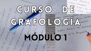 CURSO DE GRAFOLOGÍA MODULO 1 SIMBOLISMO DEL ESPACIO CÓMO APRENDER GRAFOLOGÍA BÁSICA FÁCIL [upl. by Aserret]