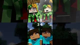 Slick Back minecraft meme Compilation【minecraftanimation】 minecraft shorts NaoyaAnimation [upl. by Anade]