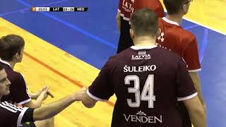 Suleiko first goal for team Latvian [upl. by Lissner]