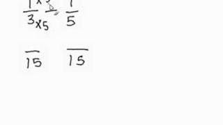 Subtracting Fractions with Uncommon Demoninators [upl. by Einomrah422]