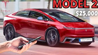 2025 Tesla Model 2 New Design  Official Leaks [upl. by Martin]