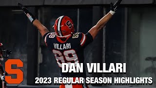 Dan Villari 2023 Regular Season Highlights  Syracuse TE [upl. by Ataymik]