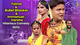 Faima Bullet Bhasker Immanuel amp Varsha Hilarious Comedy Skits  Extra Jabardasth  ETV Telugu [upl. by Alyssa]