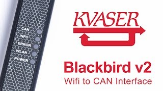 Kvaser BlackBird v2 Powerful WiFitoCAN Interface [upl. by Niwrad742]