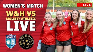 WampH Women vs Molesey Athletic Women  LIVE [upl. by Ahsiekahs6]