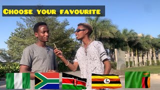 Rwandans Pick Kenya Uganda Nigeria or South Africa [upl. by De Witt]