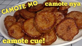 How to Cook Camote Cue  Caramelized Sweet Potatoes  Pinoy Cooking  Merienda [upl. by Halihs140]