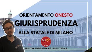 Studiare Giurisprudenza alla Statale di Milano  Orientamento Onesto [upl. by Tuorah]