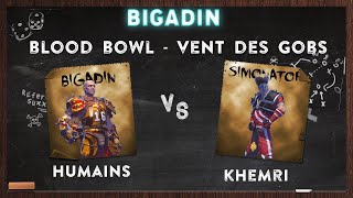 Blood Bowl  Vent des Gobs  Simonator vs Bigadin puis Coupe des Vices  Solosan vs Matawaga [upl. by Olnay]