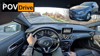 2013 Mercedes A180 W176 122hp  POV Test Drive [upl. by Sarajane]