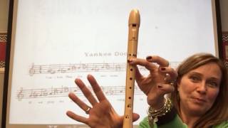 Learn to play Yankee Doodle on your recorder [upl. by Luana]