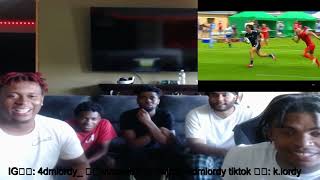 REACTING TO PORTIA WOODMANS RUGBY HIGHLIGHTS AKA MARSHAWN LYNCH COUSIN🤣🤣🤣 [upl. by Kerred431]