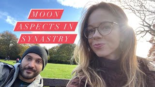 Moon Aspects in Synastry  Astrology Compatibility [upl. by Nagaek]