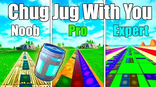 Chug Jug With You American Boy Noob vs Pro vs Expert Fortnite Music Blocks  With Code [upl. by Tiena]