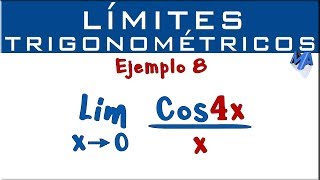 Límites Trigonométricos  Ejemplo 8 [upl. by Richel]