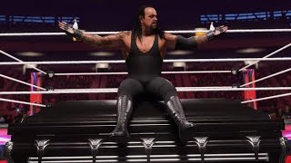 wwe 2K24 casket match [upl. by Fanchie]