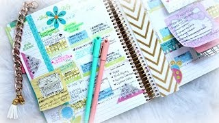 How To Organize and Decorate Your Planner [upl. by Humo875]