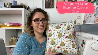 Fat Quarter Makes Cushion Cover [upl. by Aihseuqram704]