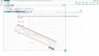 6th Grade Math STAAR Triangles 68A  7 [upl. by Cacilie]