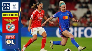 HIGHLIGHTS  Benfica vs Lyon UEFA Womens Champions League 202324 Quarterfinal First Leg [upl. by Mercy184]