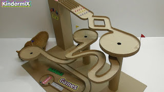 Board Game Marble Labyrinth from Cardboard How to Make Amazing Game [upl. by Nirraj159]