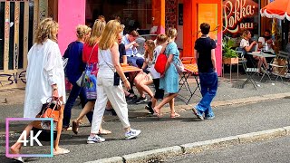 OSLO 🇧🇻 Exploring the Open Air Bars  Restaurants in Grünerløkka amp Storgata  Norway l 4K [upl. by Ennaeirb]