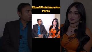 Rimal Shah Interview [upl. by Eurydice366]