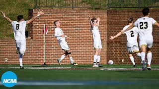 St Olaf’s OT goal to win 2023 DIII men’s soccer national championship [upl. by Annayhs249]