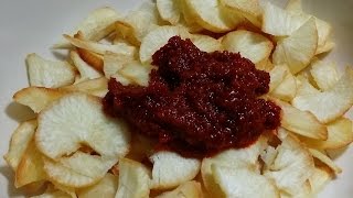 KREPEK SAMBAL  SPICY TAPIOCA CHIPS [upl. by Onitsuaf]