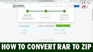 CONVERT RAR FILE TO ZIP FILE  easily convert RAR TO Zip  ONLINE CONVERTER  WATCH FULL VIDEO [upl. by Laurance]