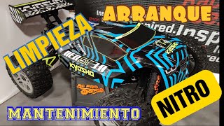 Mantenimiento RC NITROlimpieza reparaciónpuesta en marcha después de mucho tiempo parado TUTORIAL [upl. by Firman]