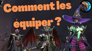 Comment les équiper   SERRIS RAMANTU RIAN   Raid Shadow Legends FR [upl. by Klemm633]