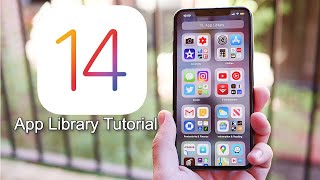 How to use App Library iOS 14 [upl. by Annid]