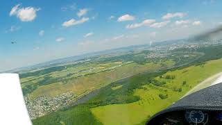 Gegenverkehr  Bundeswehr A400M über EDRK Koblenz  Winningen [upl. by Karl]