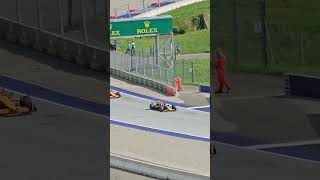 Max Verstappen Crash Red Bull Ring 2024 [upl. by Asilram]