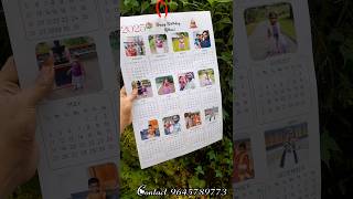 customized photo calendar 2025 calendar shorts shortsfeed shortsviral love shortsbeta yt [upl. by Staford]