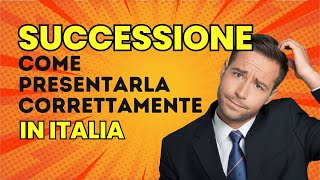 Successione 6 passaggi per presentarla correttamente [upl. by Vokaay]