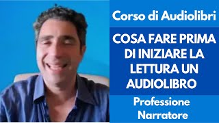 Corso per diventare Lettore di Audiolibri dizione e lettura espressiva x registrare un audiolibro [upl. by Diehl]