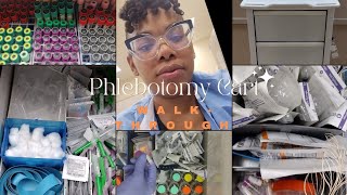 Whats inside a Phlebotomy Cart phlebotomist [upl. by Sadoff]