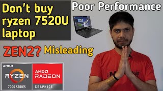 AMD RYZEN 7520U cpu is deceptive  Hindi [upl. by O'Doneven]