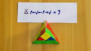 pyraminx 7B3solve circleturn corner [upl. by Enilasor635]