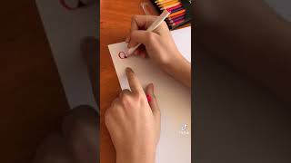 Como hacer lettering paso a paso facil [upl. by Jordain]