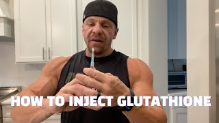 How to Inject Glutathione  Health Miracle [upl. by Joscelin]