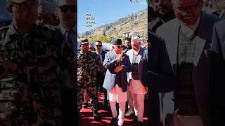 Pm KP Oli in KAHS jumla for the convocation 🎓 travel pmoli kpoli [upl. by Anala]