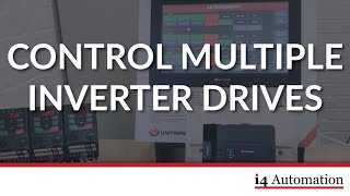 PLC TIPS How to control multiple inverter drives at the same time [upl. by Okomot]