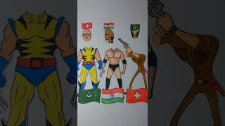 Pakistan 🇵🇰 Switzerland 🇨🇭 India 🇮🇳  🇮🇳 Independence Day Drawing shorts art ashortaday [upl. by Neimad58]