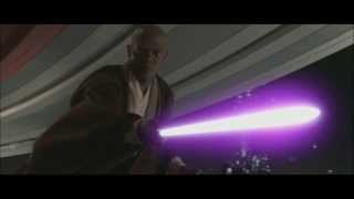 Mace Windu vs Palpatine Dubbing PL [upl. by Durware]