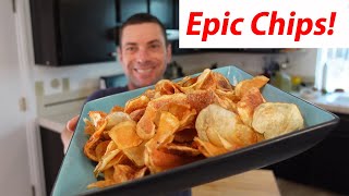 How To Cook Homemade Potato Chips [upl. by Suidaht275]